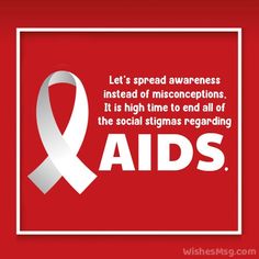 AIDS Awareness Quotes - AIDS Day Wishes | WishesMsg Health Slogans, Happy Friendship Day Quotes, Creative School Project Ideas, Social Stigma, Decoupage Printables, Awareness Poster