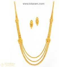 Rani Haram Designs Gold Latest, Rani Haram Designs Gold, Haram Designs Gold Latest, Gold Necklace Sets, India Necklace, Uncut Diamond Necklace, Mango Necklace, 22k Gold Necklace