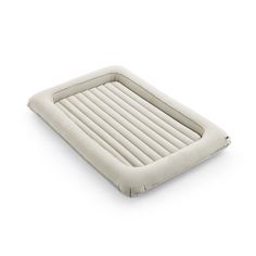 an inflatable mattress is shown on a white background