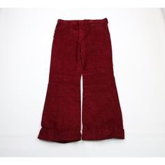 Vtg 70s Mens 36x30 Faded Velvet Velour Corduroy Wide Leg Bell Bottoms Pants Usa Mens Pants Has Color Fade And Some Distressing. Usa Made. 11.5 Inch Leg Opening Mens Size 36 Measurements Are: 18 Inches Across The Waist Laid Flat 30 Inch Inseam 40.5 Inches From Top To Bottom Red Cotton Check Out My Other Items In My Store! Pr305 Bell Bottoms Pants, Corduroy Wide Leg Pants, Pants Vintage, Bell Bottom Pants, Vintage Pants, Bell Bottoms, Bottoms Pants, Vintage 70s, Vintage Men