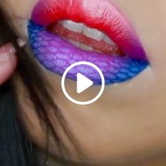 Mermaid Lips, Make Up Videos, Mermaid Makeup, Lips Makeup