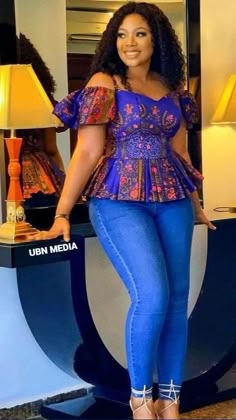 Ankara Tops Styles, Brocade Dress Styles, Ankara Blouses, Kitenge Designs, Ankara Styles For Women