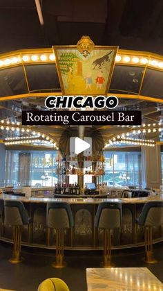 the chicago rotating carousel bar is open for business