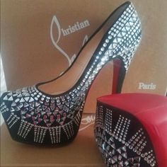 Christian Louboutin Black Suede Strass Decorapump 160 Size 7.5 Retails $3,895 All Over Swarovski Crystals Black Suede Shoes, Selling On Poshmark, Shoes Color, Louboutin Shoes, Suede Shoes, Free Items, Christian Louboutin Shoes, Luxury Items, Christian Louboutin Pumps