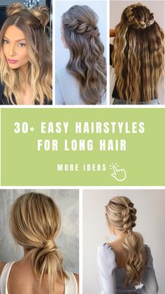 30+ Easy Hairstyles for Long Hair Pretty Hairstyles For Long Thick Hair, Easy Hairstyles For Long Hair Step By Step, Simple Long Hair Updo, Easy Everyday Hairstyles For Long Hair, Easy Long Hairstyles Lazy Girl, Easy Hair Styles For Long Hair Length, Quick Hairstyles For Long Hair, Easy Hair Dos, Easy Work Hairstyles