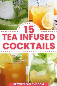 the top ten tea infused cocktails