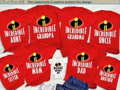 Personalized the Incredibles Birthday Family Shirts Birthday Shirts the Incredibles Baby Shirts Disney Family Shirts, Disney Birthday Shirts - Etsy Croatia Incredibles Birthday Party, Disney Bachelorette Parties, Birthday Family Shirts, Family Shirts Disney, Disney Birthday Shirt, Disney Incredibles, Disney Bachelorette, Disney Cruise Shirts, Disney T Shirts