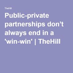 the words public - private partnerships a critical piece of the water infrastructure puzzle i