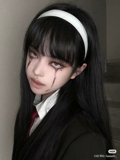 Asian Halloween Ideas, Tomie Cosplay, Junji Ito Horror, Dream Witch, Boxing Halloween Costume, Tomie Junji Ito, Horror Gore, Up Hairdos, Body Horror