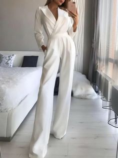 Jump Suites, White Jumpsuits, Slim Bodysuit, Solid Color Jumpsuits, Dress Pictures, Wedding Jumpsuit, Fitted Jumpsuit, Jumpsuit Elegant, Wedding Dress Pictures