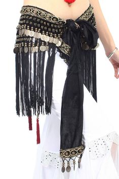 PRICES MAY VARY. Feature:This is a great accessory of carnival costumes for women, the belly dancing hip scarf Skirt is perfect for Belly dancer,rave costume,rave outfit,pirate skirt,Zumba or Yoga class or performance etc. Material of belly dance hip scarf:Flannel/Coins Size:Width-with-Coins-30.7inch, Length of belly dancing hip scarf about 170cm/66.9inch,the middle width about 76cm/29.9inch(include tassel)  Plus-Size-Width-with-Coins-35.5inch: Length of hip scarf skirt about 170cm/66.9inch,the Dance Zumba, Belly Dance Hip Scarf, Belly Dancer Costumes, Cashmere Winter Scarf, Mens Cashmere Scarf, Hip Scarf, Rave Costumes, Hip Scarves, Scarf With Fringe