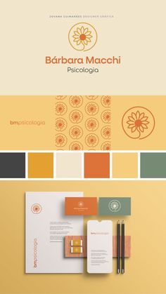 the logo and business card design for barbara moochi pastaiolo