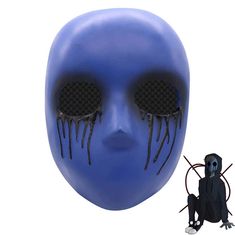 PRICES MAY VARY. The Killer Creepy Pasta Halloween Costume. Material: Made from high quality resin, environmental friendly and non-toxic. Size: Elastic strap on the back of the mask, suitable for most people. Visibility & Breathability: The eye holes can see outside. There is plenty of space and breathability. Occassions: This Mask is perfect for Masquerade, party and cosplay occassions.It's a great addition to your wardrobe for a Theater Production, School Play or Period Reenactment Event! Plastic Costume Accessories For Halloween Cosplay, Plastic Costume Accessories For Cosplay Halloween, Plastic Halloween Cosplay Costume Accessories, Blue Novelty Costume Accessories For Cosplay, Halloween Cosplay Costume Mask, Blue Masks And Prosthetics For Halloween Costume Party, Blue Costume Accessories For Halloween Cosplay, Blue Halloween Cosplay Costume Accessories, Blue Halloween Cosplay Costume