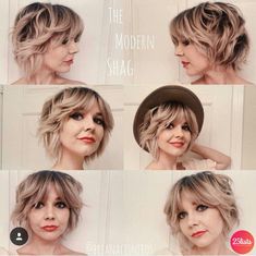 Modern Shag, Salon Owner, Short Shag Hairstyles, Shag Haircuts, Disney Makeup, Celebrity Hair, Shag Hairstyles, Hair Trend