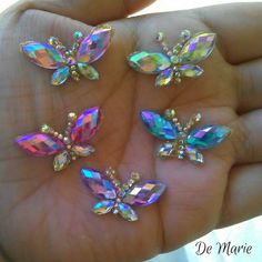 Bling Ideas, Bling Design, Diy Acrylic Nails, Nail Jewels, Swarovski Nails, Nails Design With Rhinestones