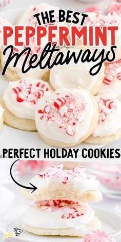 the best peppermin meltatins are perfect holiday cookies