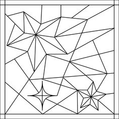 a black and white drawing of an abstract design with lines in the shape of rectangles