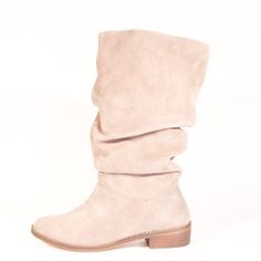 Kasper-sueCCBL Casual Suede Knee-high Boots With Wide Calf, Casual Mid-calf Boots With Suede Lining For Fall, Casual Wide Calf Moto Boots For Spring, Casual Mid-calf Suede Boots With Suede Lining, Spring Flat Heel Boots With Suede Lining, Casual Mid-calf Boots With Suede Lining For Winter, Slouchy Suede Boots, Slouch Boots, Slouched Boots