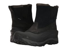 The North Face Chilkat III Pull-On (TNF Black/Beluga Grey) Men's Boots For all your cold-weather needs there's The North Face ChilKat III Pull-On boot. 200 g Heatseeker insulation locks in warmth. Pull-on design. Waterproof BLC-compliant leather uppers. Goring side panels. Anatomically-engineered injection-molded waterproof TPR shell. Padded tongue and collar. Cozy textile lining offers a great in-shoe feel. Compression-molded EVA midsole. Durab #TheNorthFace #Shoes #Boot #GeneralBoot #Black Shoes Boot, Children Shoes, Pull On Boots, Men's Boots, Running Sneakers, Buy Shoes, Childrens Shoes, Winter Boots, Nice Shoes