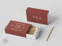 matches are placed next to a red box with the word ssg printed on it