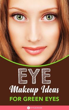 Eye Shadow For Green Eyes And Brown Hair, Rock Eye Makeup, How To Make Green Eyes Pop, Eye Shadow For Green Eyes, Eye Makeup For Green Eyes, Green Eyes Pop, Hair Colour For Green Eyes, Hazel Green Eyes, Eyeshadow For Green Eyes