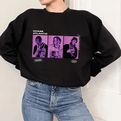 Chase Atlantic Sweatshirt, 2022 New Chase Atlantic Cold Nights Tour Chase Atlantic Shirt Design, 90s Rock, Band Music, Color Run, Tour Shirt, Rock Band