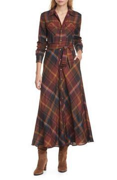 Plaid Dress Outfit, Ralph Lauren Tartan, Ralph Lauren Womens Clothing, Tartan Shirt, Gaun Fashion, Grunge Dress, Tartan Dress, Plaid Dress Shirt, Check Dress