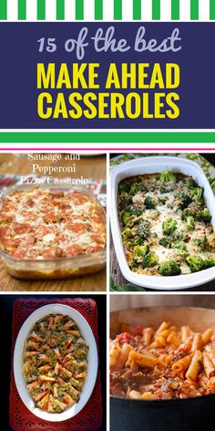 the best make - ahead casserole recipes