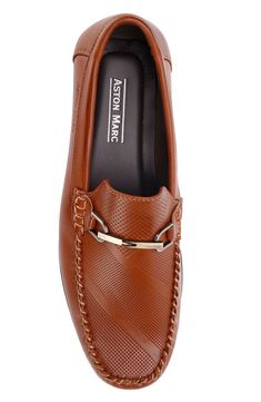 At last, a loafer that's sharp, classy and stylish, this faux leather pick was designed for all-day wear. Moc toe Perforated and bit detail Lightly padded PU footbed Flexible and lightweight PVC outsole Lightly EVA cushioned insole Slip-on Synthetic upper, PVC sole Imported Business Synthetic Flat Loafers, Formal Flat Faux Leather Loafers, Formal Faux Leather Flat Loafers, Business Flat Synthetic Loafers, Formal Synthetic Moccasins With Round Toe, Formal Slip-on Synthetic Moccasins, Formal Synthetic Moccasins, Formal Flat Synthetic Loafers, Classic Synthetic Moccasins For Formal Occasions