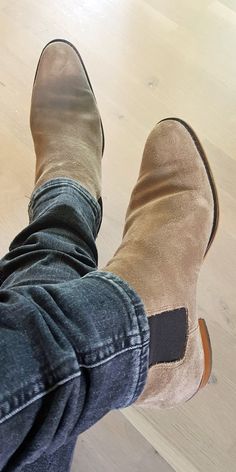 Saint Laurent Boots, Real Men Real Style, Jodhpur Boots, Mens Dress Boots, Men’s Boots, Suede Chelsea Boots, Mens Leather Boots, Mens Boots Fashion, Stylish Mens Outfits