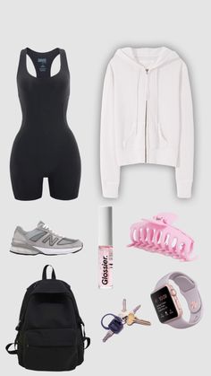 Romper Outfits, Gym Attire, Office Gym, Casual Outfit Inspiration, Cute Lazy Outfits, Woman Suit Fashion, Lazy Outfits, Cute Preppy Outfits