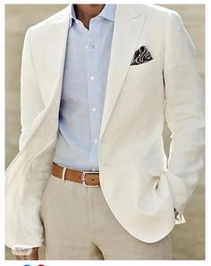 Cream Blazer Outfit Men, White Blazer Outfit Men, Cream Blazer Outfit, White Blazer Outfits, Cream Blazer, Blazer Outfit, Light Cream, Blazer Outfits, White Blazer