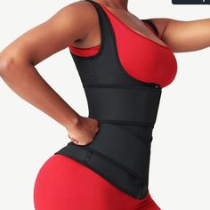 This Waist And Abdomen Support Belt Is Designed To Provide Effective Support And Compression To The Waist And Abdomen. The Product Includes 9 Rods That Work Together To Provide Better Support And Compression To The Waist And Abdomen. The Double-Waist Straps Increase Compression In The Abdomen And Waist, Which Helps To Reduce The Size Of The Waist And Abdomen. The Wide Shoulder Straps Reduce Shoulder Pressure, Making It More Comfortable To Wear For Extended Periods. The Product Has A Zipper Closu Sweet Sweat Waist Trimmer, Compression Vest, Posture Support, Sweet Sweat, Sheer Robe, Waist Trimmer, Reduce Body Fat, Shapewear Bodysuit, Waist Cincher