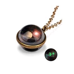 PRICES MAY VARY. Galaxy Planet Pendant Necklace:these glass universe necklaces feature double the glass to a round ball,and it is glow in the dark,so cute and beautiful necklace,great gift for your family and friends. Glow in the Dark Necklace--The necklace is luminious / fluorescent, they will glows in the dark. After absorbing sunlight, ultraviolet light, and electric light, it glows in the dark,Which is miraculous and surprise you. Material:the necklace is made of glass and and environmentall Spiritual Round Glass Jewelry, Space-themed Black Jewelry Gift, Universe Necklace, Planet Pendant, Dark Necklace, Moon Earth, Men Friends, Galaxy Planets, Electric Light