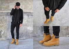 How To Wear Joggers, Timberland Boots Outfit Mens, Sneakers Outfit Men, Outfit Botas, Timberland Boots Outfit, Timberland Waterproof Boots, Timberland Outfits, Timberland 6 Inch, Timberland 6