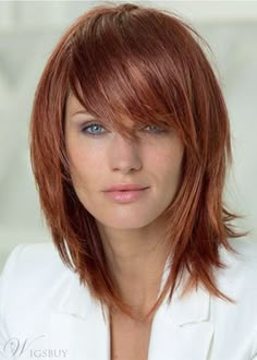 Cute Hairstyles For Medium Hair, Long Wigs, Shoulder Length Hair, Great Hair, Bob Hairstyles, Medium Length Hair Styles, Human Hair Wigs