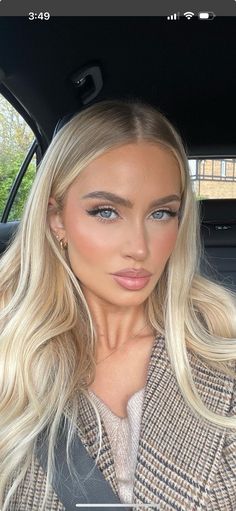 Natural Makeup Styles, Bridal Makeup For Blondes, No Make Up Make Up Look, Natural Makeup Style, Pale Makeup, Festival Make Up, Natural Prom Makeup, Blonde Hair Makeup, Glam Wedding Makeup