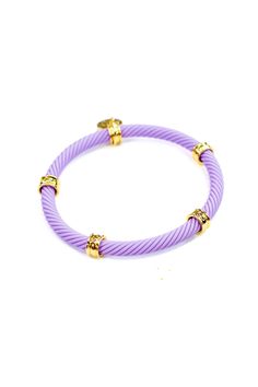 This cable tube bracelet has accented gold spacers. Stretch Bracelet-Adjustable to fit most wrist sizes.Perfect as a stand alone bracelet or mix with other stacks. Most colors match our Chunky chain bracelets.DetailsJEWELRY IS FINAL SALE• Made in United States Tube Bracelet, Detailed Jewelry, Chain Bracelets, A Stand, Stretch Bracelet, Stretch Bracelets, Chain Bracelet, Color Matching, Final Sale