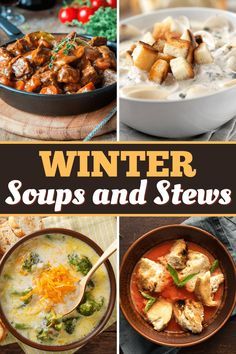 winter soups and stews