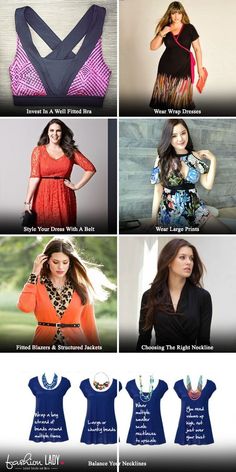 While some women complain of having a flat chest, the others are not comfortable with the oversized breast sizes. I am going to share very simple 8 tips to help large bust women look super-hot! Short Legs Long Torso, Dresses For Big Bust, Nicole Fashion, Inverted Triangle Body Shape, Triangle Body Shape, Best Dress, Fool Proof, Inverted Triangle, Body Shape