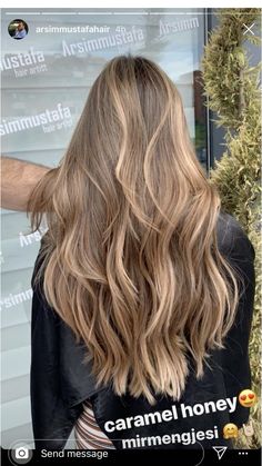 Caramel Toned Highlights, Golden Ash Blonde Balayage, Hair Colour Ideas Dark Blonde, Thick Long Hair With Layers Wavy, Honey Brown Ash Hair, Glazed Doughnut Hair, Blonde From Dark Hair, Hair Inspo Color Brunettes Long, Light Brown Hair Light Eyes