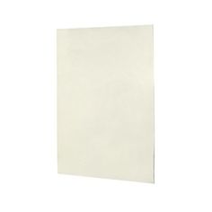 an empty white paper sheet on a white background