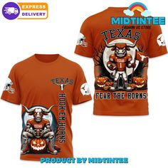 Texas Longhorns Football Fear The Horns Orange Shirt 30Uf095469 - Utopia Fashion Check more at https://utopiafashion.co/product/texas-longhorns-football-fear-the-horns-orange-shirt-30uf095469-utopia-fashion/ Utopia Fashion, Burnt Orange Color, Orange Shirt