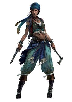 Pirate Women, Assassin's Creed Black, Pirate Crew, Assassins Creed Black Flag, Female Fighter, Model Sheet, Pirate Woman