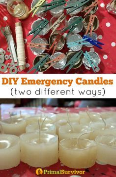 there are many different types of emergency candles