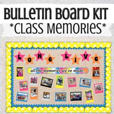 bulletin board kit for class memories