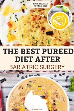 the best pured diet after baristic surgery