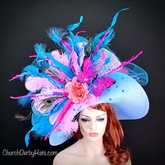 Kentucky Derby Dress, Church Suits And Hats, Derby Dress, Church Suits, Church Hats, Stylish Hats, Derby Hats, Dress Hats