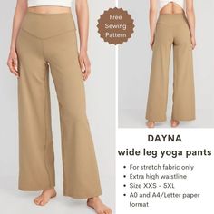 the wide leg yoga pants are available in two colors