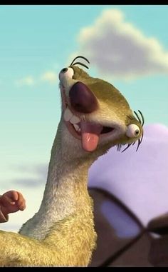 Ice Age Funny, Ice Age Sid, Sid The Sloth, Funny Iphone Wallpaper, Goofy Pictures, Pinturas Disney, Funny Wallpaper, Ice Age, Character Wallpaper